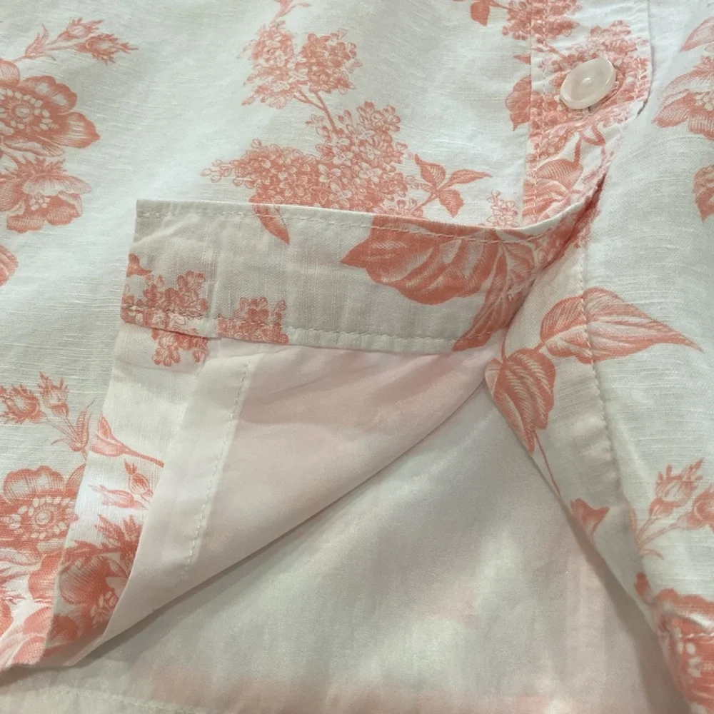 NWT Liz Claiborne Orange Pink A-Line Knee-Length Skirt - Picture 6 of 6